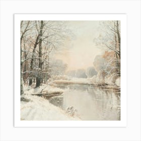 Winter Scene 5 Art Print