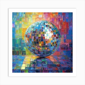 Disco Ball Art 22 Art Print