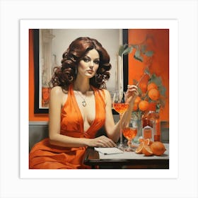 Orange Juice Art Print