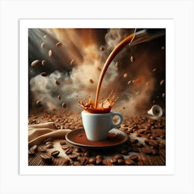 Coffee Pouring 48 Art Print