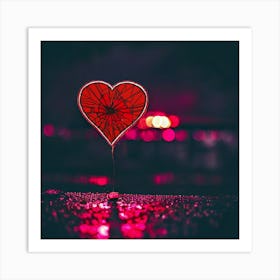 lonely heart club Art Print