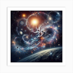 Nebula In Space Art Print