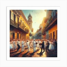 Puerto Rico Dancers - Bomba y Plena Art Print