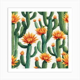 Cactus Flower 1 Art Print