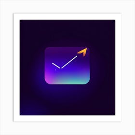 A Modern Digital Interface Showcasing A Series Of Sleek Symbols And Icons Like Refresh Next Downlo Art Print