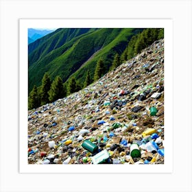 Garbage Mountain 4 Art Print