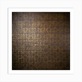 Photography Backdrop PVC brown painted pattern 19 Art Print