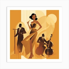 Jazz Music 5 Art Print