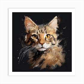 Beloved cat Art Print