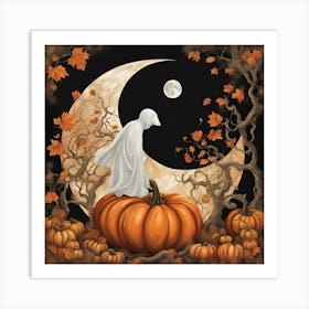 Abstract Halloween Pic Art Print