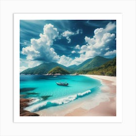 Beach In Thailand Art Print