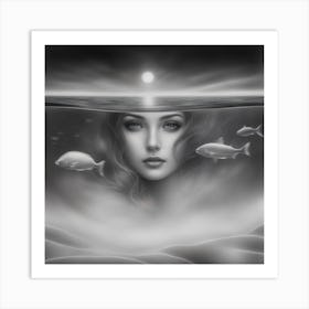 Mermaid 5 Art Print