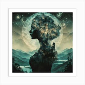 Castle In The Sky Art Print