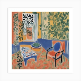 Matisse inspired painting Art Print