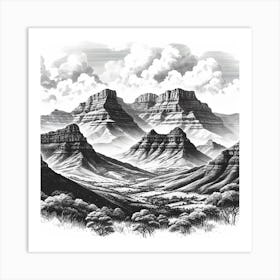 Savannah Valley 1 Art Print