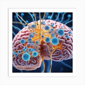 Brain Cell 4 Art Print