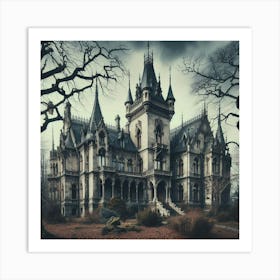 Haunted House 1 Art Print