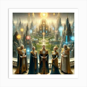 Noble Houses Converted Art Print