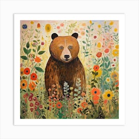 Cute Bear Art Print