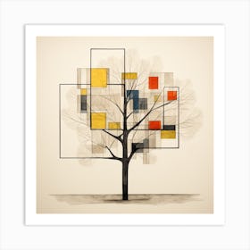 Abstract Tree Art Print