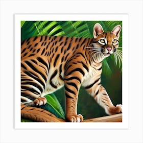 Jungle Feline Art Print
