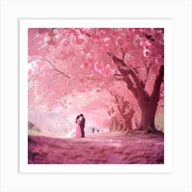 Cherry Blossom Wedding Art Print