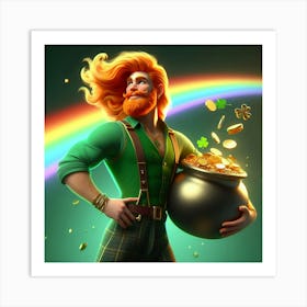 Leprechaun Art Print