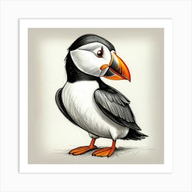 Puffin 8 Art Print