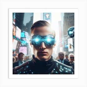 Futuristic Man 6 Art Print