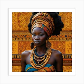 African Woman Art Print