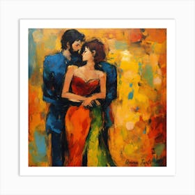 Couple In Love Art Print