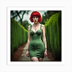 Red Hair Tess Synthesis - Four Art Print