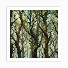 Fantasy Forest Art Print