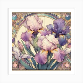 Iris Painting 2 Art Print