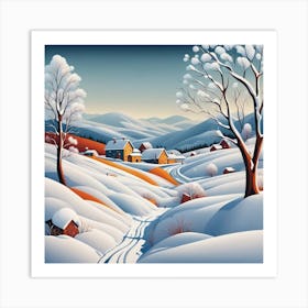 Winter Landscape 1 Art Print