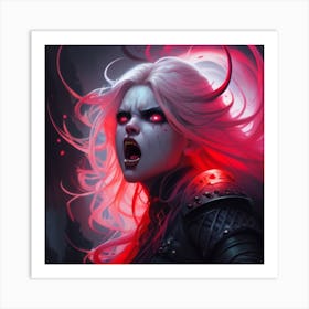 Warrior Girl Art Print