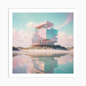 House On The Beach Art Print