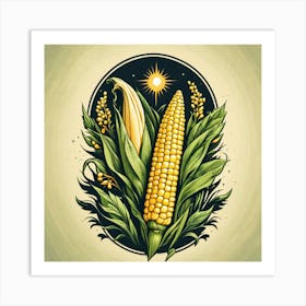 Sweetcorn As A Logo Mysterious (6) Art Print