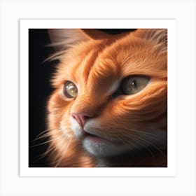 cat portriat Art Print