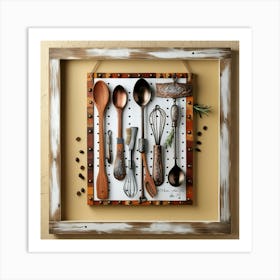 Kitchen Utensils 1 Art Print