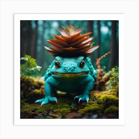 Frog In The Forest Art Print