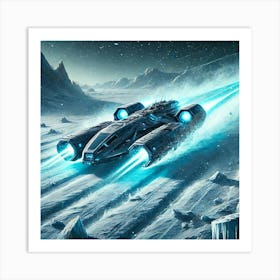 Frost Trail Art Print