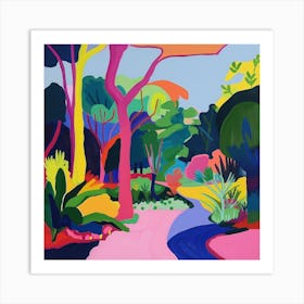 Abstract Park Collection Royal Botanic Gardens Sydney 1 Art Print