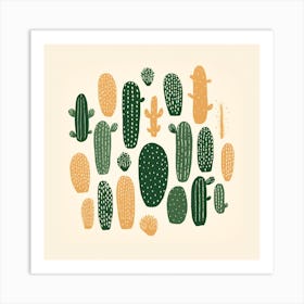 Cactus Illustration Art 18 Art Print