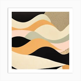 Abstract Wave Painting Art Print