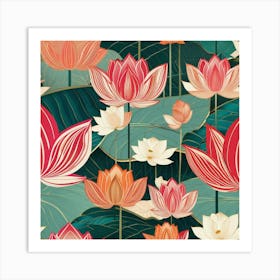 Lotus Flower 99 Art Print