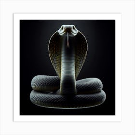 Black Cobra Art Print