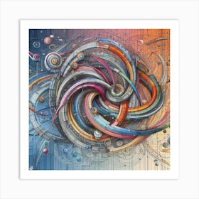 Abstract Painting 34 Art Print