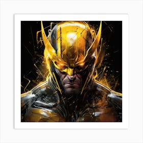 Wolverine Mechanical Ferocity Art Print