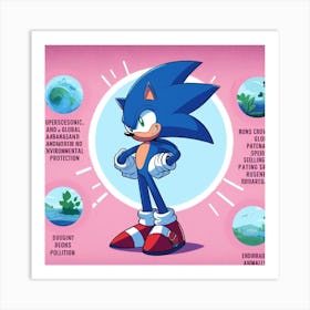 Sonic The Hedgehog 35 Art Print